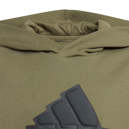 Adidas Originals felpa con cappuccio da ragazzi logo Future IM0076 verde oliva nero