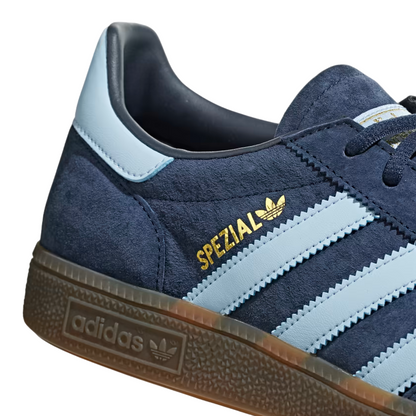 Adidas Originals scarpa sneakers da uomo Handball Spezial BD7633 blu-celeste