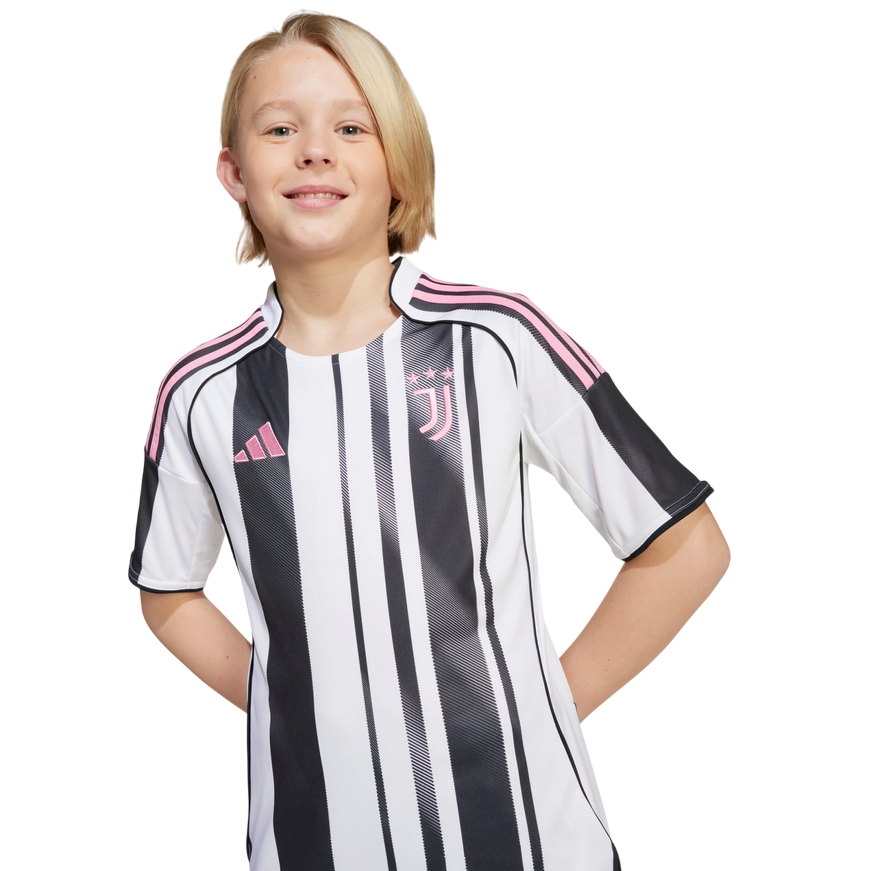 Adidas Juventus Maglia Home Junior 2025/26 Nero Bianco - JN5237