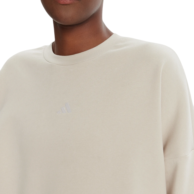 Adidas Felpa Essentials Small Logo Feelcozy JI6069 Beige