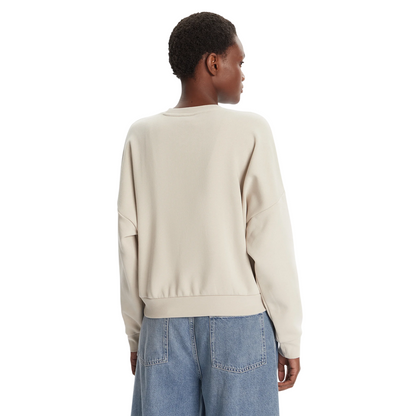 Adidas Felpa Essentials Small Logo Feelcozy JI6069 Beige