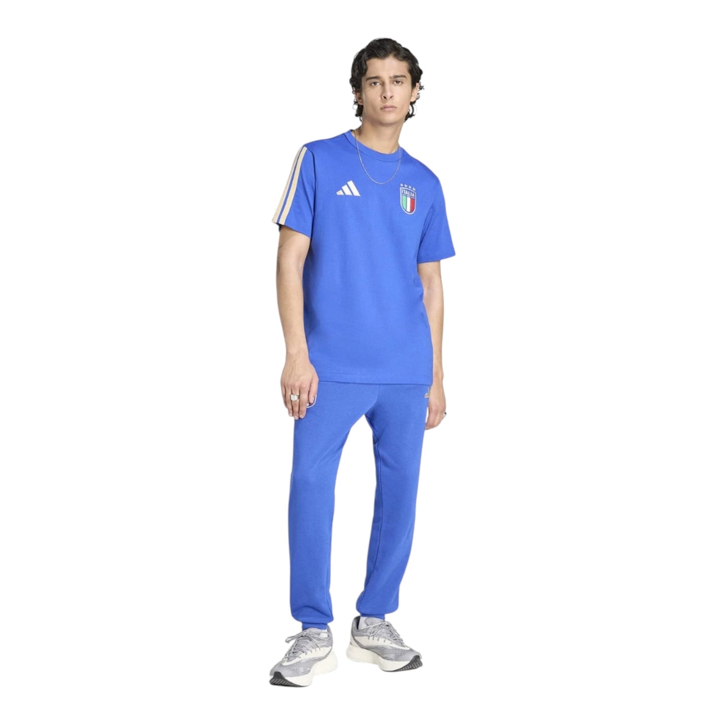 Adidas Maglietta FIGC DNA JZ2064 Azzurra