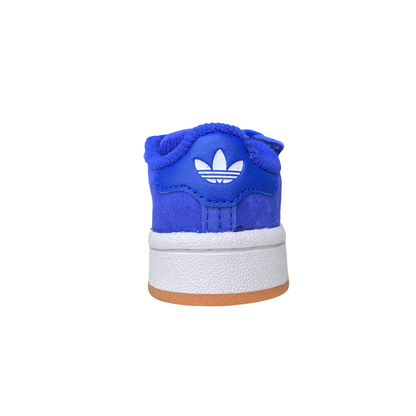 Adidas Originals scarpa sneakers da bambino con strappo e laccio elastico Campus 00s JR5787 blu-bianco