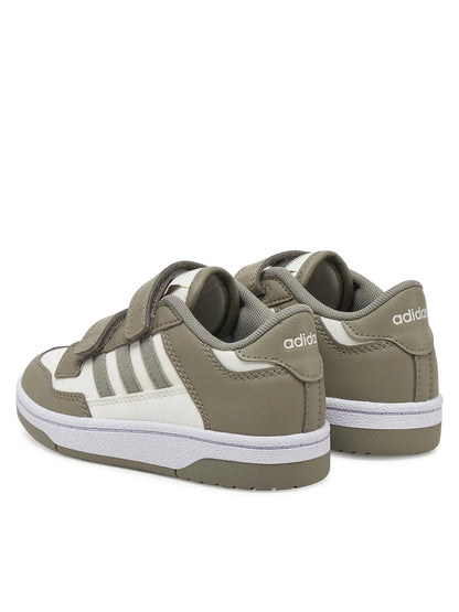 Adidas Rapid Court CF C Sneakers Junior Verde con Strappo - JP7653