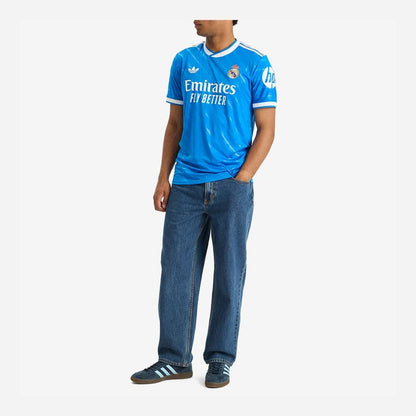 Adidas Maglia Real Madrid 3 Uomo Azzurra - JV5845
