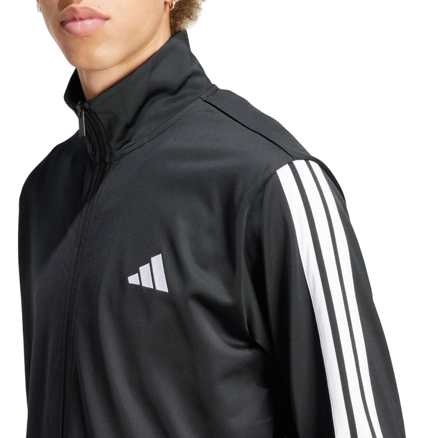 Adidas Basic 3-Stripes Tricot Track Suit JI8858 Black