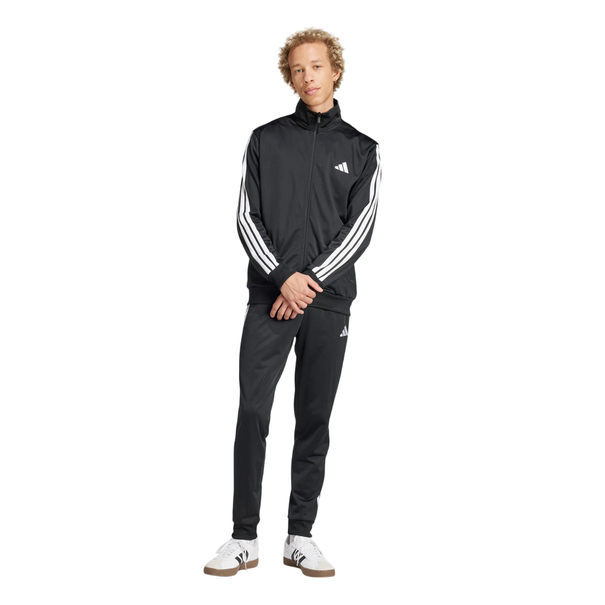 Adidas Basic 3-Stripes Tricot Track Suit JI8858 Black
