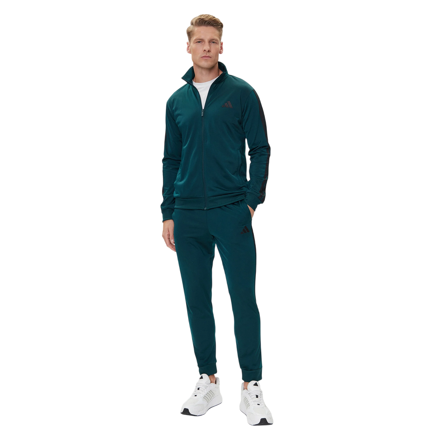 Adidas Tuta sportiva Basic 3 Strisce Tricot Track Suit JX5502 Aurora Ivy