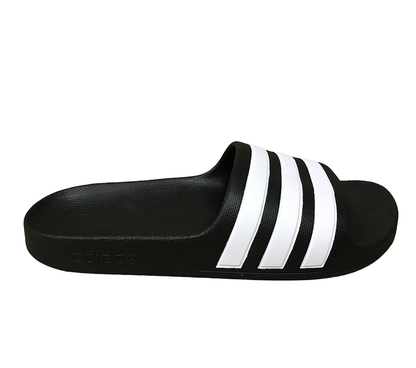 Adidas Adilette Aqua F35556 Ciabatte Junior Mare Piscina Nero Bianco