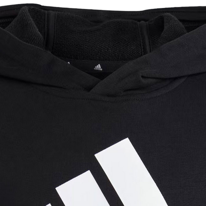 Adidas felpa con cappuccio per ragazzi Logo HR6380 nero
