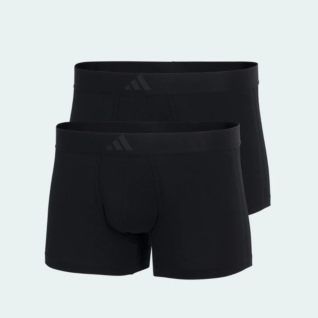 Adidas Boxer Uomo Active Flex Cotton Nero Confezione da 2 - JK3979