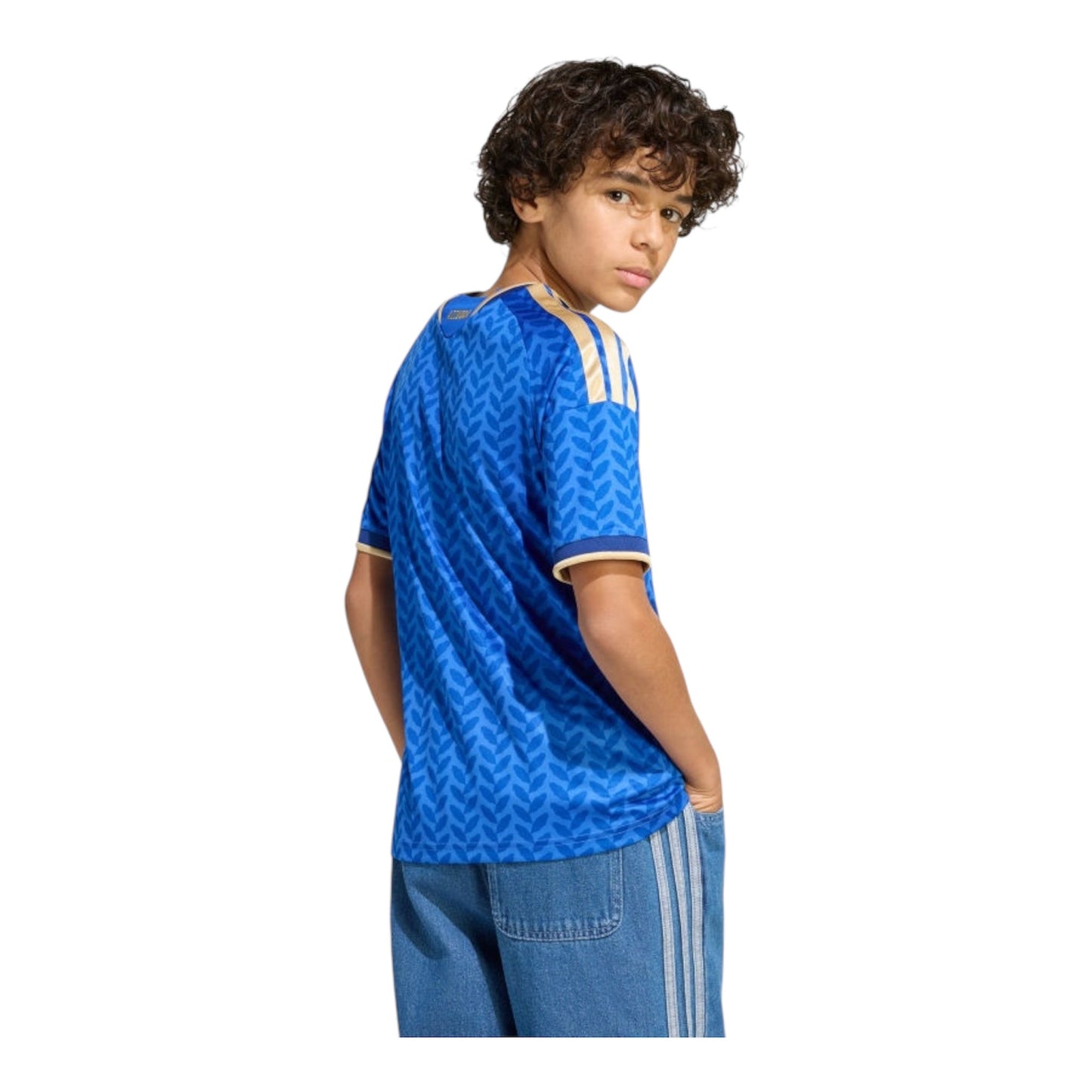 Adidas Maglia Italia Home JY7585 Blu Bambino Ragazzi