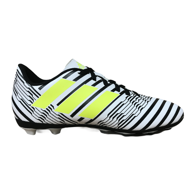 Adidas Nemeziz 17.4 FxG Scarpe Calcio Junior Bianco Nero Giallo