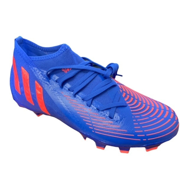 Adidas Predator Edge.3 MG Scarpe Calcio Uomo Hirblu Turbo