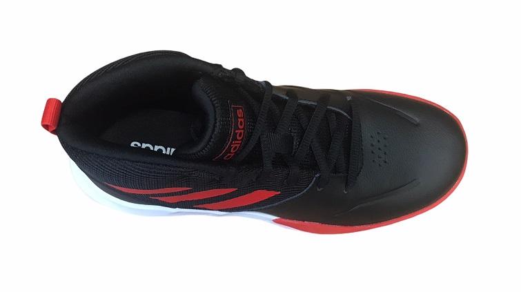 Adidas Scarpa Basket Junior Ownthegame K Wide Nero Rosso - EF0309