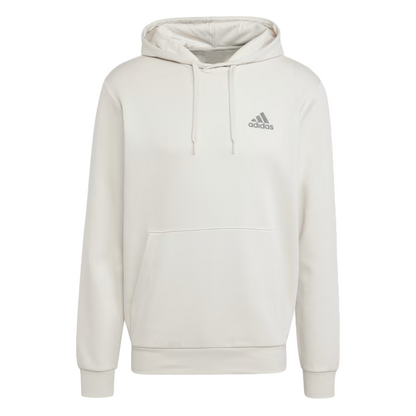 Adidas felpa con cappuccio da uomo Essentials Fleece IZ4760 alluminio