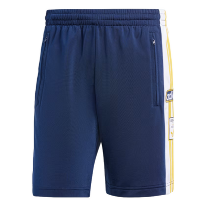 Adidas pantaloncino sportivo da uomo Adibreak IU2372 indigo-bianco-giallo oro