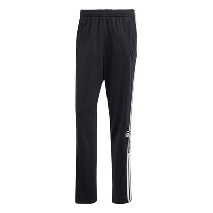 Adidas pantalone sportivo con bottoni Adicolor Adibreak IM8219 nero bianco