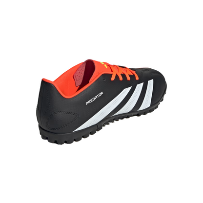 Adidas scarpa da calcetto da uomo Predator Club Turf IG7711 nero-bianco-rosso