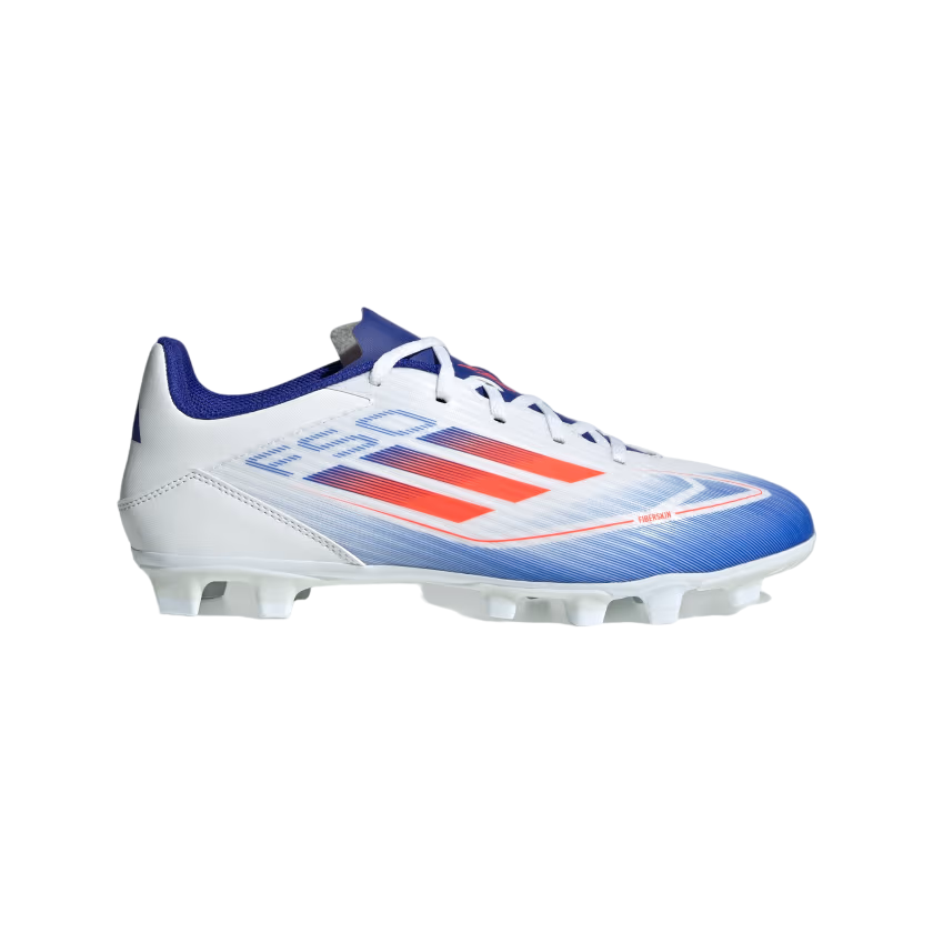 Adidas F50 Club FxG Scarpe Calcio Uomo Bianco Rosso Blu