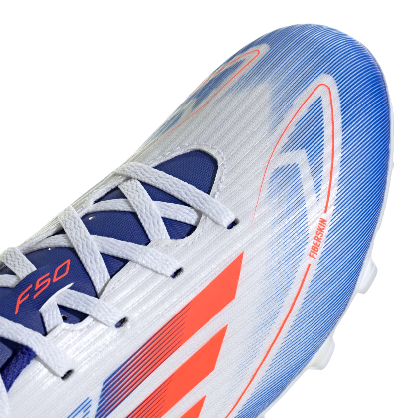 Adidas F50 Club FxG Scarpe Calcio Uomo Bianco Rosso Blu