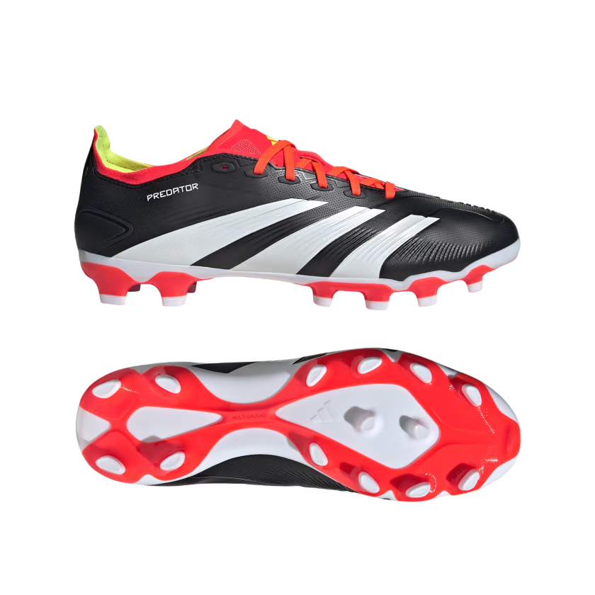 Adidas Predator League MG Scarpe Calcio Uomo Nero Bianco Rosso - IG7725