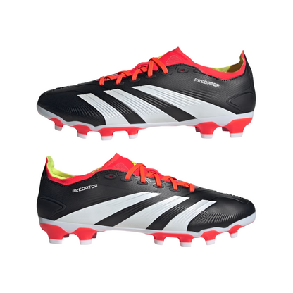Adidas Predator League MG Scarpe Calcio Uomo Nero Bianco Rosso - IG7725