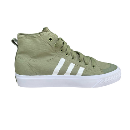 Adidas sneakers alta in canvas unisex Nizza Classic D65592 verde