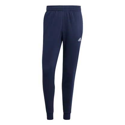 Adidas tuta sportiva Basic 3 strisce in cotone felpato IJ6064 blu