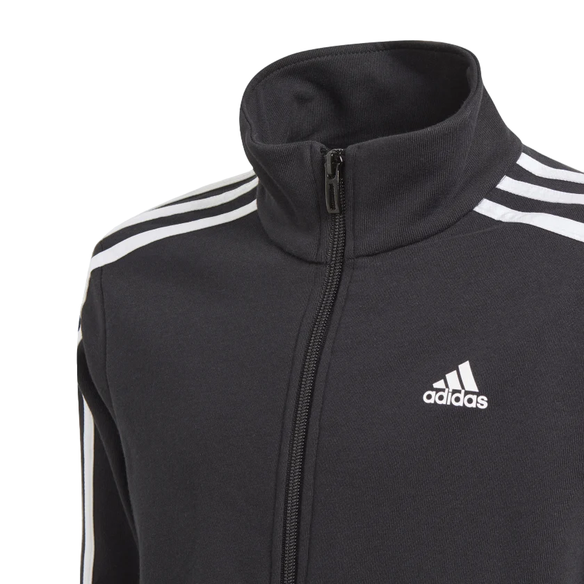 Adidas tuta sportiva da ragazzi Basic 3-Stripes GN3967 nero-bianco