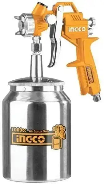 INGCO Druckluft-Spritzpistole mit unterem Behälter 1.000 ml: Vielseitig und Leistungsstark