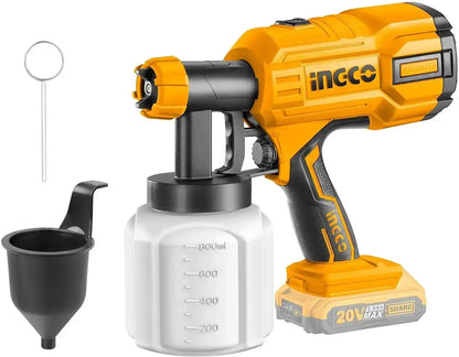 INGCO P20S 20V Akku-Spritzpistole: Leistungsstark und Präzise für Lackierarbeiten