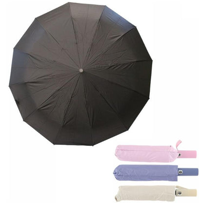 Regenschirm, automatisch, Klappgriff, winddicht, 12K, Ø 105 cm, für Damen und Herren
