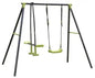 Double swing with 45mm steel tube 208x136x180h