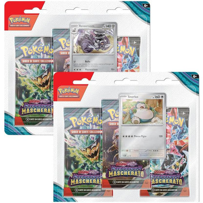 Pokemon Erweiterung 3 Booster Maskeraden-Zwielicht Karmesin & Purpur De "Snorlax"