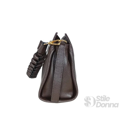 Stile Donna Bags - Amora Borsa a Spalla in Vera Pelle