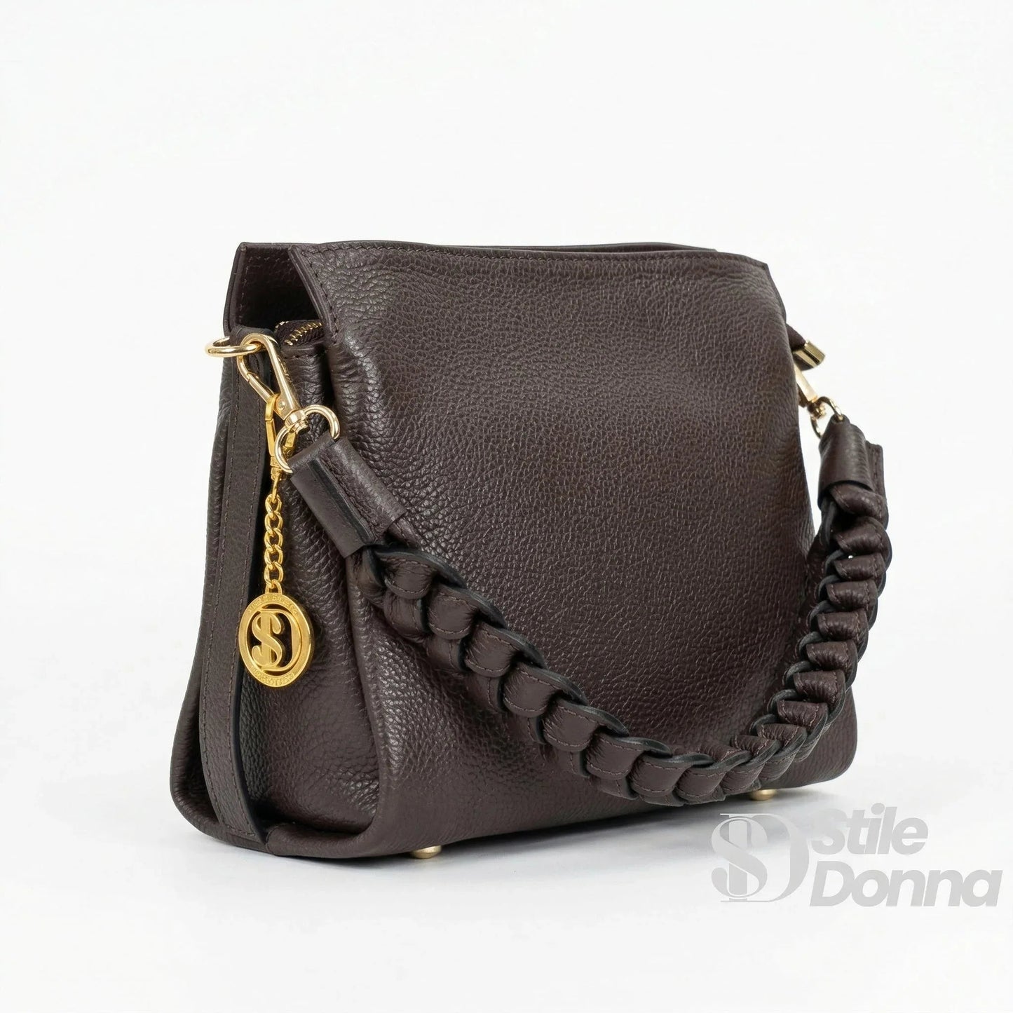 Stile Donna Bags - Amora Borsa a Spalla in Vera Pelle