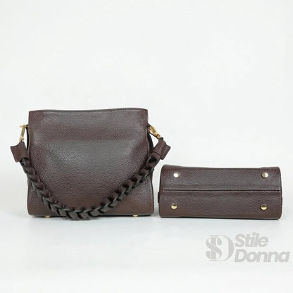 Stile Donna Bags - Amora Borsa a Spalla in Vera Pelle