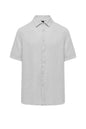 Bomboogie Men's Regular Fit Linen Shirt SM7790TLI2_00 – White