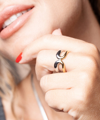Anello Bicolor Duo