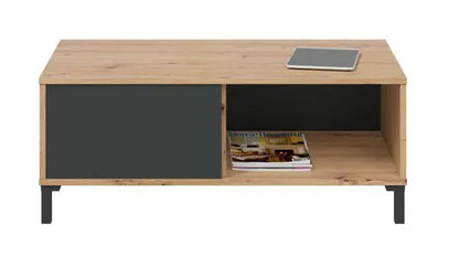 Couchtisch Eiche/Anthrazit 100X50X40H