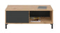 Oak/Anthracite Coffee Table 100X50X40H