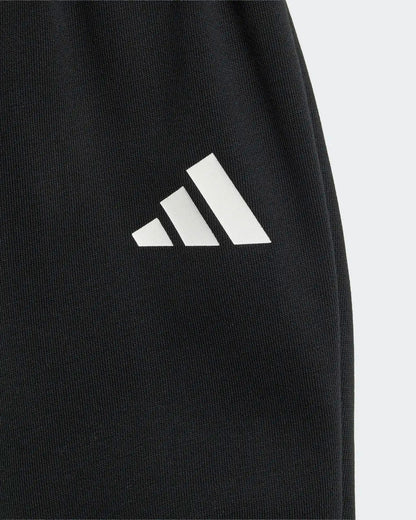 Adidas tuta sportiva da infant in cotone garzato KR6782 rosso-nero