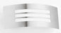 Raven steel E14 IP44 wall light