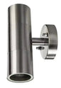 Teti silver GU10 2-light wall lamp