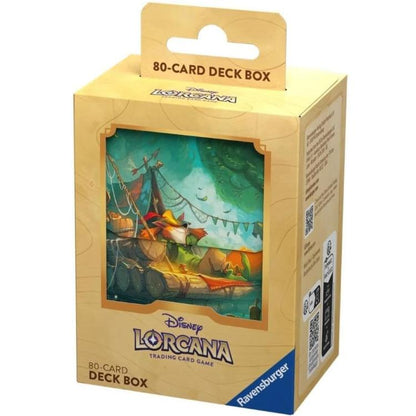 Disney Lorcana Die Tintenlande Deck Box Karten Set 3 Robin Hood Deckbox TCG