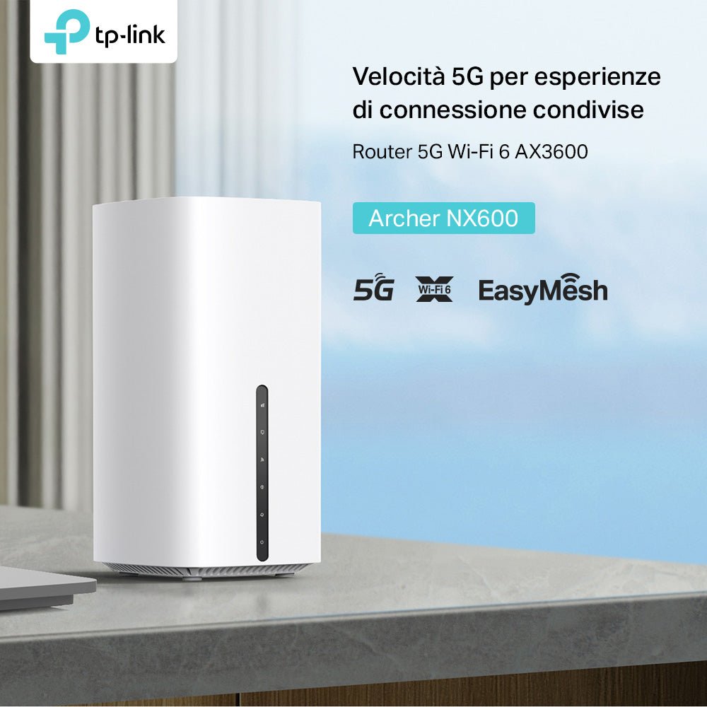 Archer NX600 Router 5G Wi-Fi 6 AX3600Mbps, Porta 2.5G