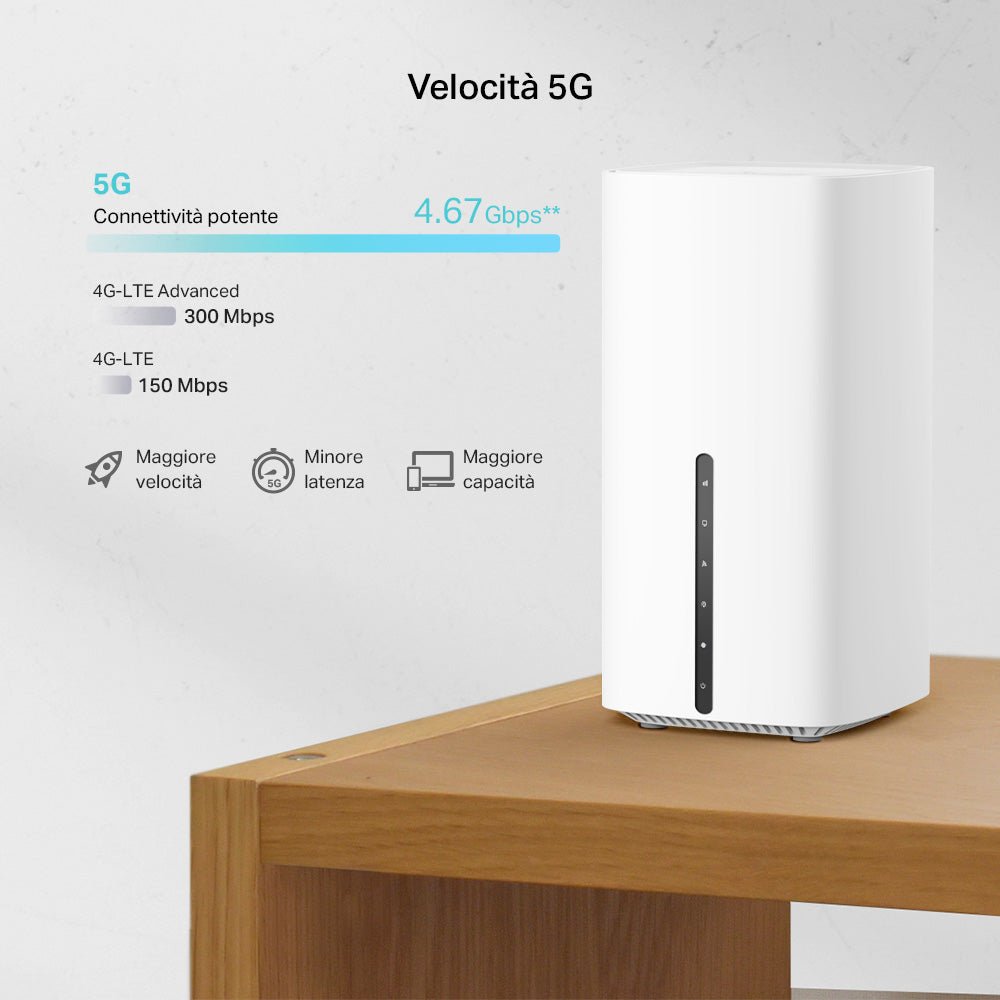 Archer NX600 Router 5G Wi-Fi 6 AX3600Mbps, Porta 2.5G