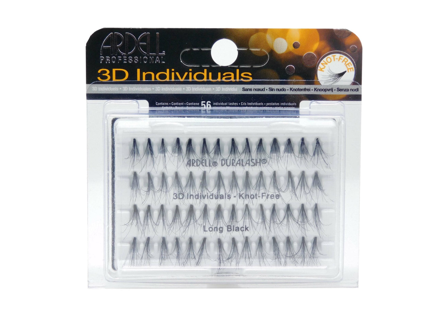 Ardell 3D Individuals Wimpern Lang Schwarz