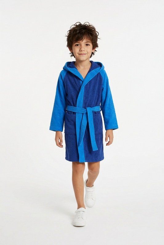 Arena Accappatoio Junior Cotton Robe 011690 Azzurro-Turchese 6-15 Anni
